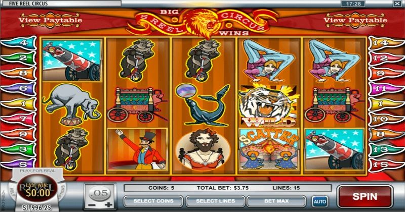 Play in 5 Reel Circus Slot Online from Rival Gaming for free now | www.nikoosefat.com