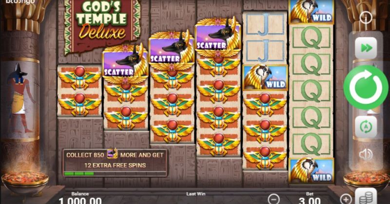 Play in God's Temple Deluxe slot online from Booongo for free now | www.nikoosefat.com