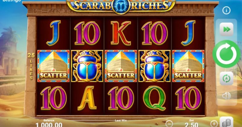 Play in Scarab Riches slot online from Booongo for free now | www.nikoosefat.com